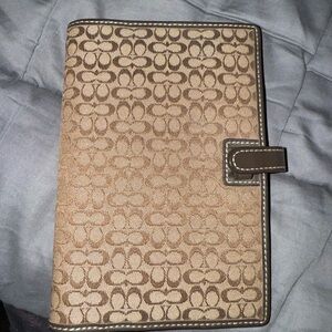 NEW Coach address book with pen